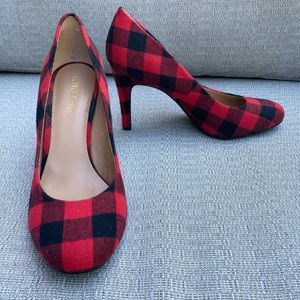 Buffalo plaid Heels!